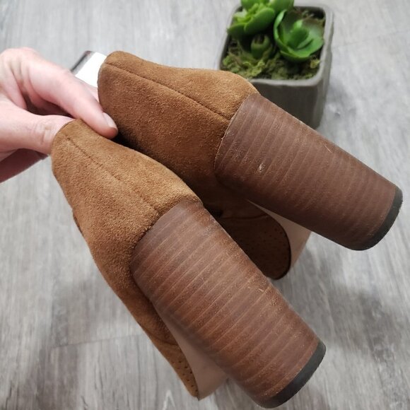 Jessica Simpson Kymber Perforated Suede Bootie 6.5 - Picture 6 of 11